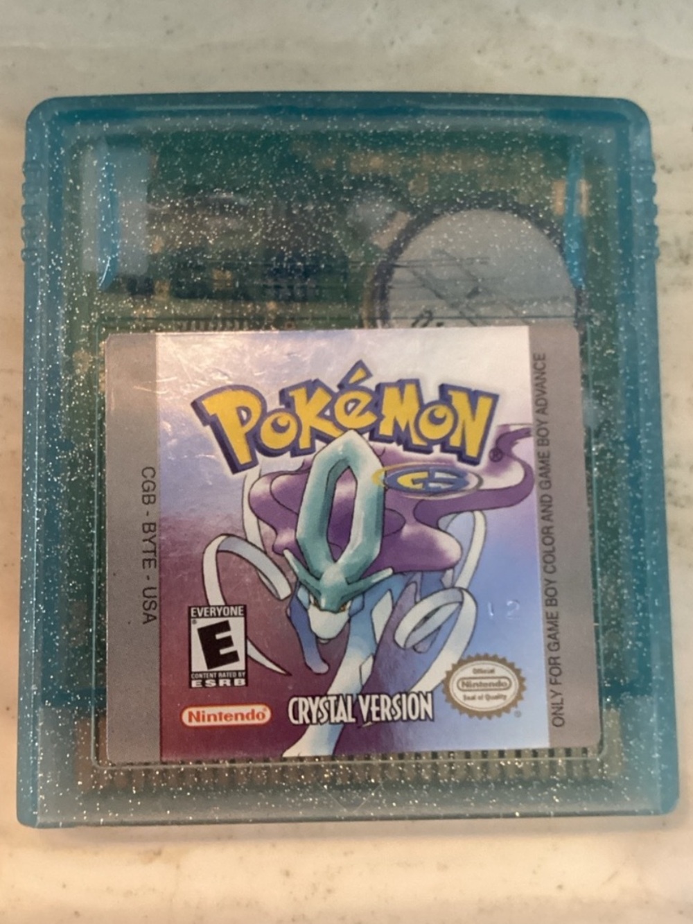 Pokemon Crystal Version Nintendo Gameboy Color Game Authentic Saves Tested